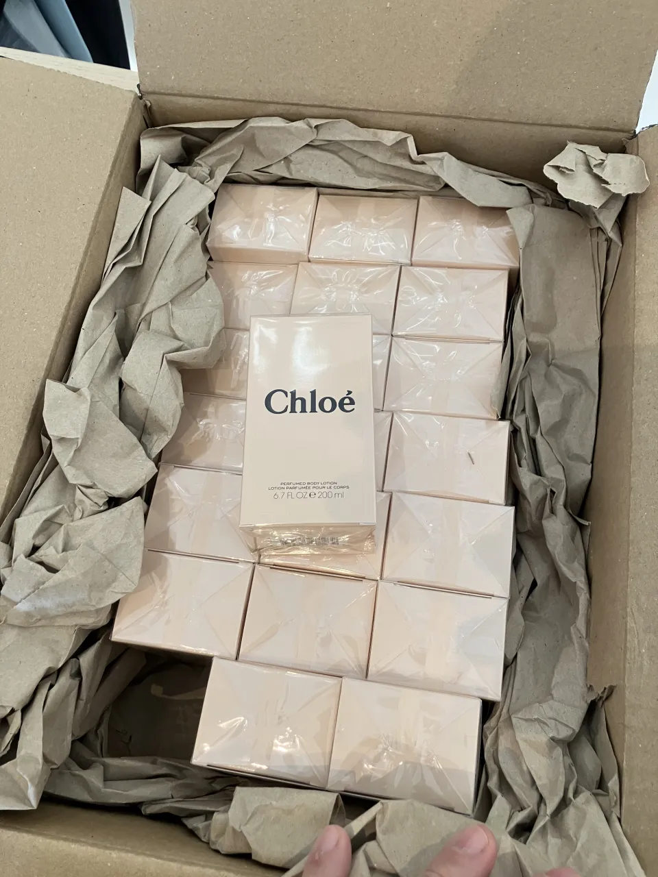 KRINOVA warehouse operations: premium fragrance stock opened for inspection